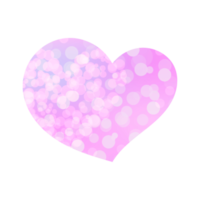 hjärta bokeh ClipArt png, valentine hjärta ClipArt png