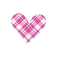 Buffalo Plaid Heart clipart PNG, Buffalo Plaid Heart Sublimation, Plaid Heart PNG