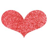 Glitter Heart Clipart PNG, Heart PNG