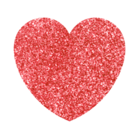 Glitter Heart Clipart PNG, Heart PNG