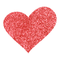 paillettes coeur clipart png, coeur png