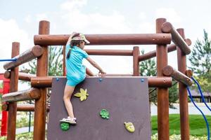 the girl on the playground photo