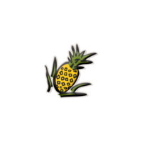 Pineapple icon ,Isolated sign symbol. png