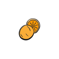 orangefarbenes Symbol, isoliertes Zeichensymbol. png