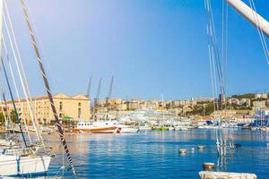 view port of Genoa Italy photo