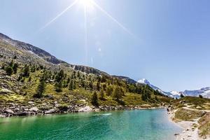Amazing nature of Switzerland in the Swiss Alps - travel photography photo