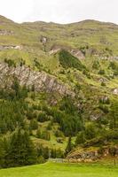 Beautiful exploration tour through the mountains in Switzerland. photo