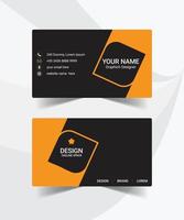 tarjeta de visita corporativa con color inteligente vector