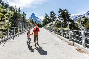 Enjoying the view of the Matterhorn photo