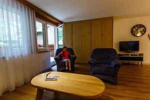 Modern interior of a living room studio photo