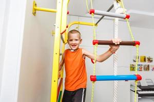 children play in the children's room indoors photo