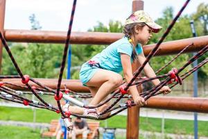 the girl on the playground photo