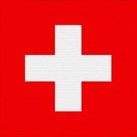 Switzerland flag on a textured background. conceptual collage. photo