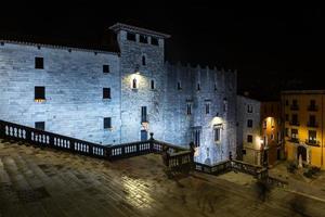 Girona Old City at Night photo