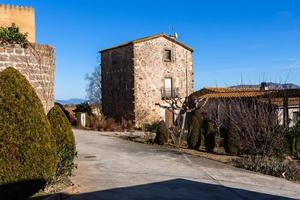 vistas de las ciudades de la costa brava foto