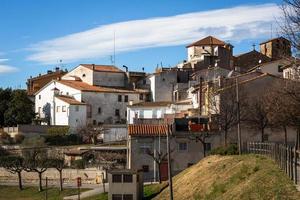 vistas de las ciudades de la costa brava foto