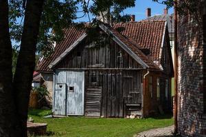 Old Traditional Houses in Latvia photo