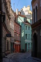 Views of the Riga City Center on a Sunny Morning photo