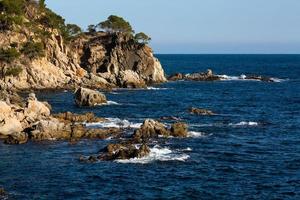 vistas de la costa brava costa foto