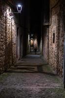 Girona Old City at Night photo