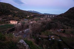 vistas de las ciudades de la costa brava foto