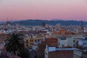 calles y vistas de barcelona foto