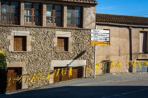 vistas de las ciudades de la costa brava foto