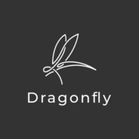 Dragonfly Logo Design vector