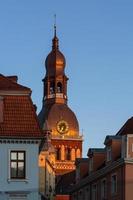 Views of the Riga City Center on a Sunny Morning photo