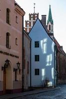 Views of the Riga City Center on a Sunny Morning photo