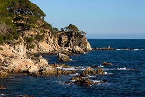 vistas de la costa brava costa foto