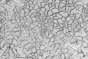 Close up weathered texture of arid cracked ground photo