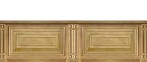 Interior wall with copy space. Wall with mouldings photo