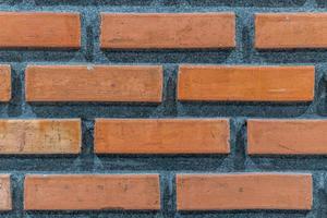 Brown brick wall vintage background photo