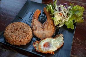 Salmon Fried Rice with Chilli photo