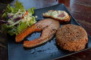 Salmon Fried Rice with Chilli photo