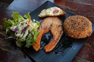 Salmon Fried Rice with Chilli photo