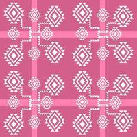 seamless geometric pattern pink background vector
