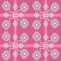 seamless geometric pattern pink background vector