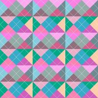 seamless geometric pattern argyle background vector
