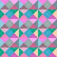 seamless geometric pattern argyle background vector