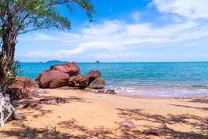 The Pink Coast or Lan Him Chomphu at Chanthaburi in Thailand photo