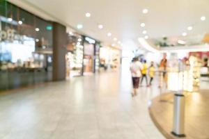 abstract blur and defocused luxury shopping mall and retail store for background photo