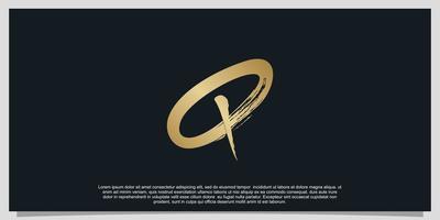 letra q diseño de logotipo gradiente lujo diseño ilustración premium vector