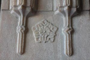 Ottoman marble carving art detail photo