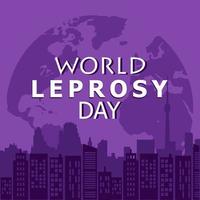 World Leprosy Day, suitable for banner,  background. vector