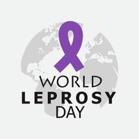 World Leprosy Day, suitable for banner,  background. vector