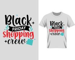 Black Friday T-shirt Design vector