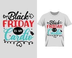 Black Friday T-shirt Design vector