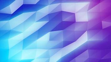 Abstract moving triangles blue purple low poly digital futuristic. Abstract background. Video in high quality 4k, motion design